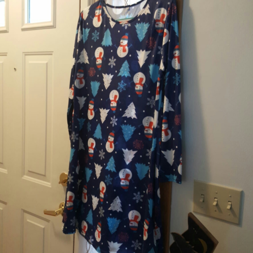 Snowman  Silky Dress